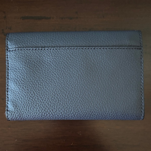 Coach Midnight Blue Leather Wallet - Picture 3 of 10